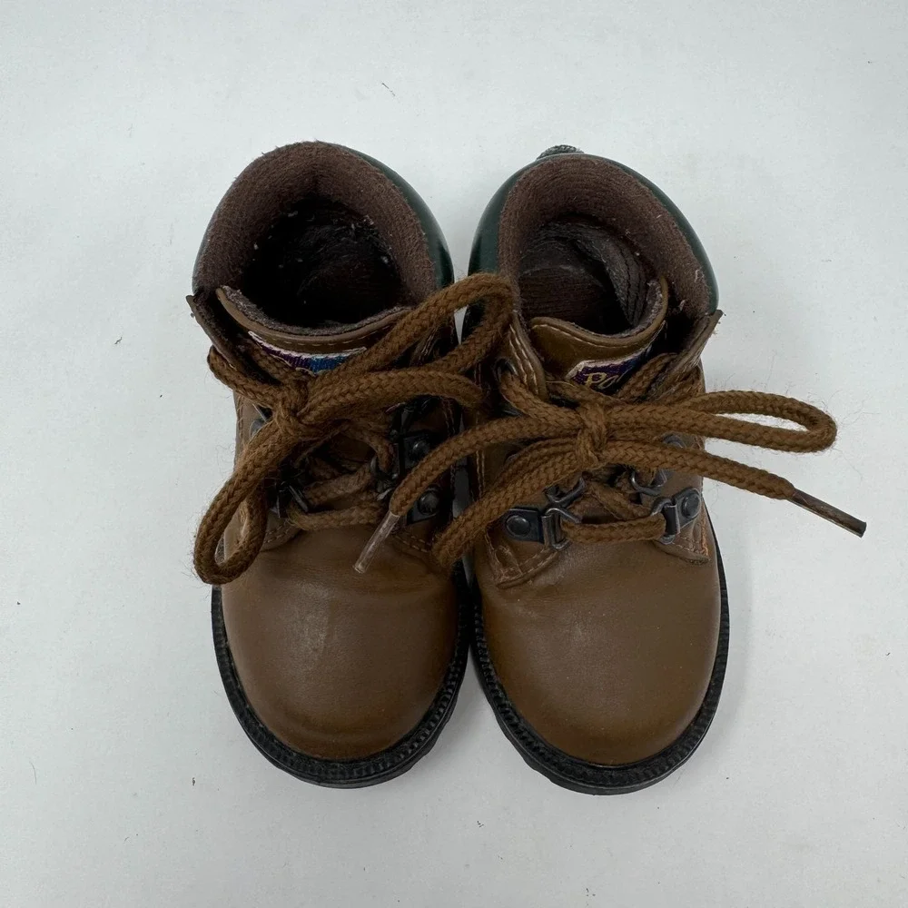 Vtg Disney Winnie the Pooh Tigger Brown Outdoor Adventures Boots Toddler Size 5